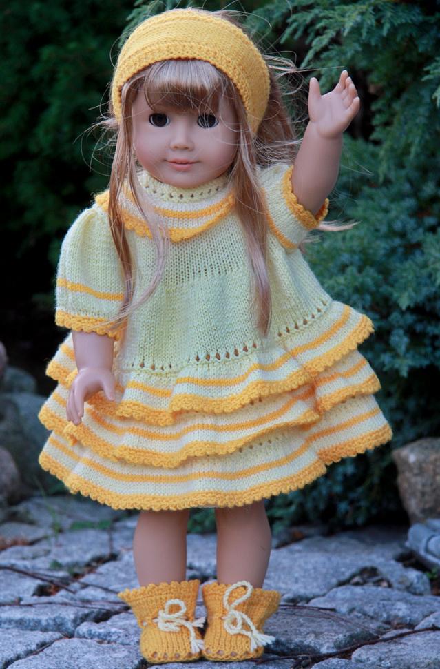 knitted doll clothes