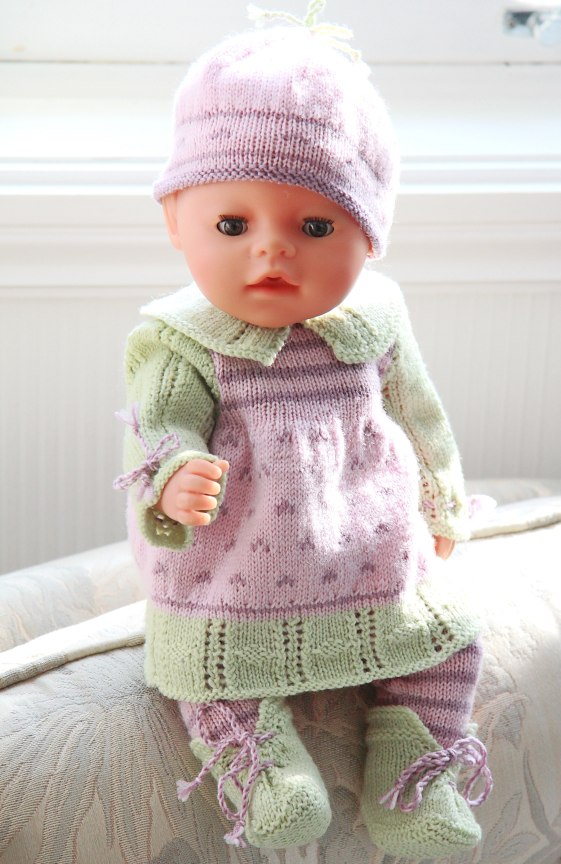 free knitting pattern for dolls clothes