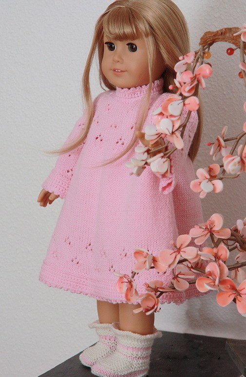A little doll clothes materspiece in pink