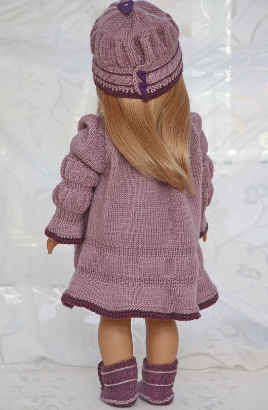 Lovely Doll Dress Knitting Pattern