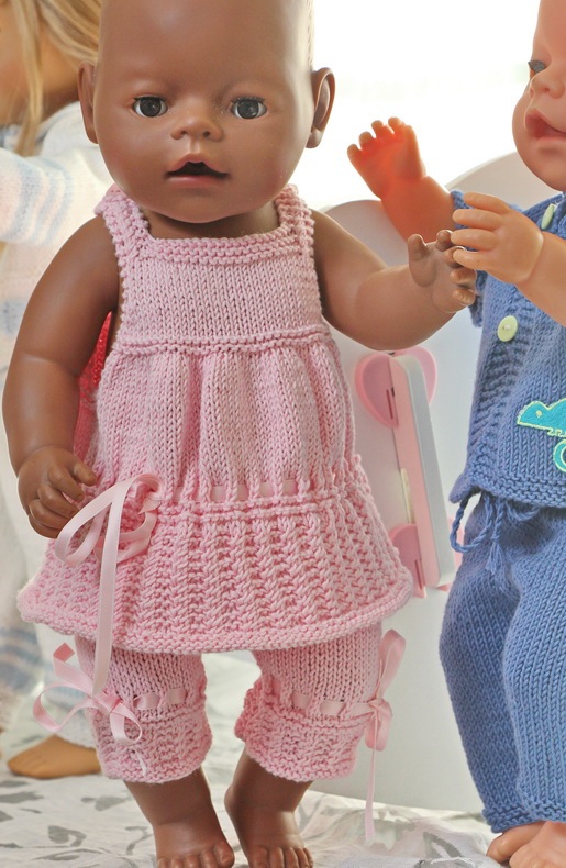 knitted baby doll pattern