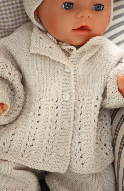Gorgeous knitting patterns
for baby dolls