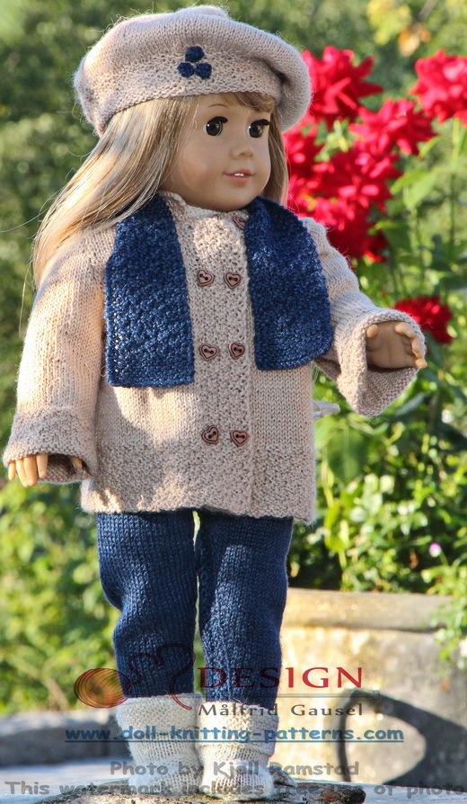 18 inch doll knitting patterns - a stylish designer suit ...