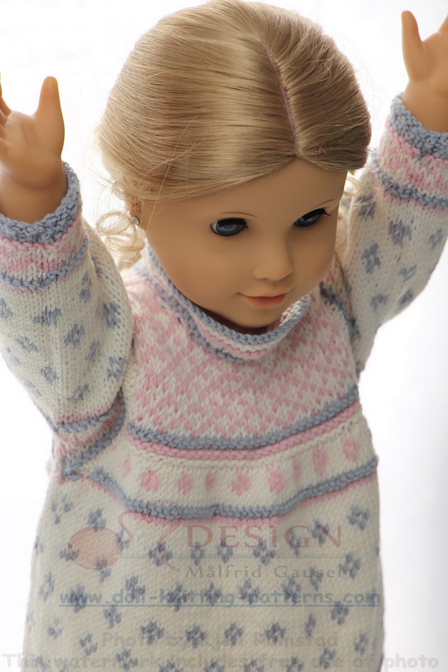 Knitted doll clothes pattern