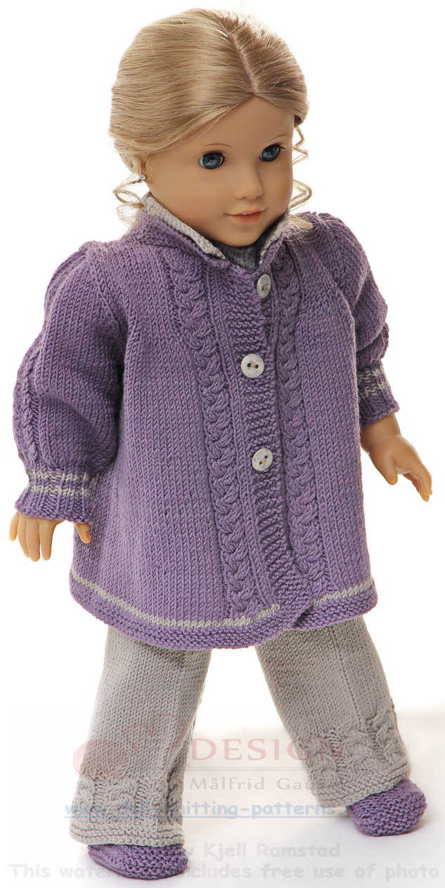 knitting patterns for american girl dolls