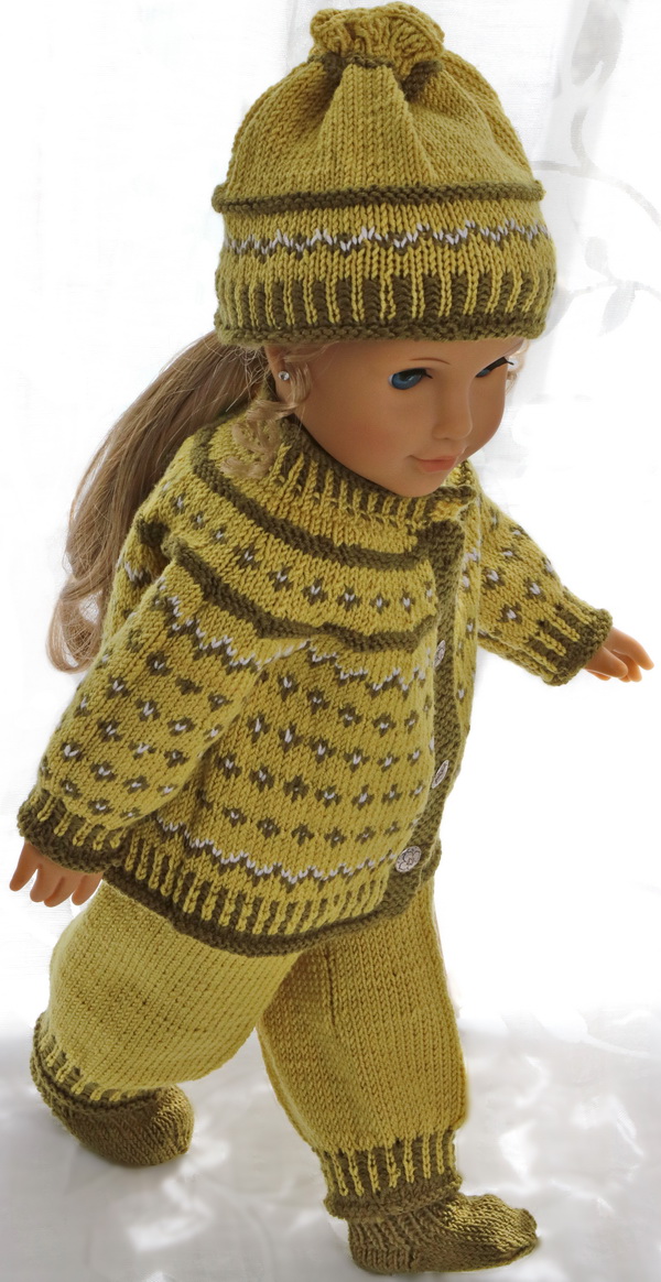 Knitting patterns for american girl doll clothes