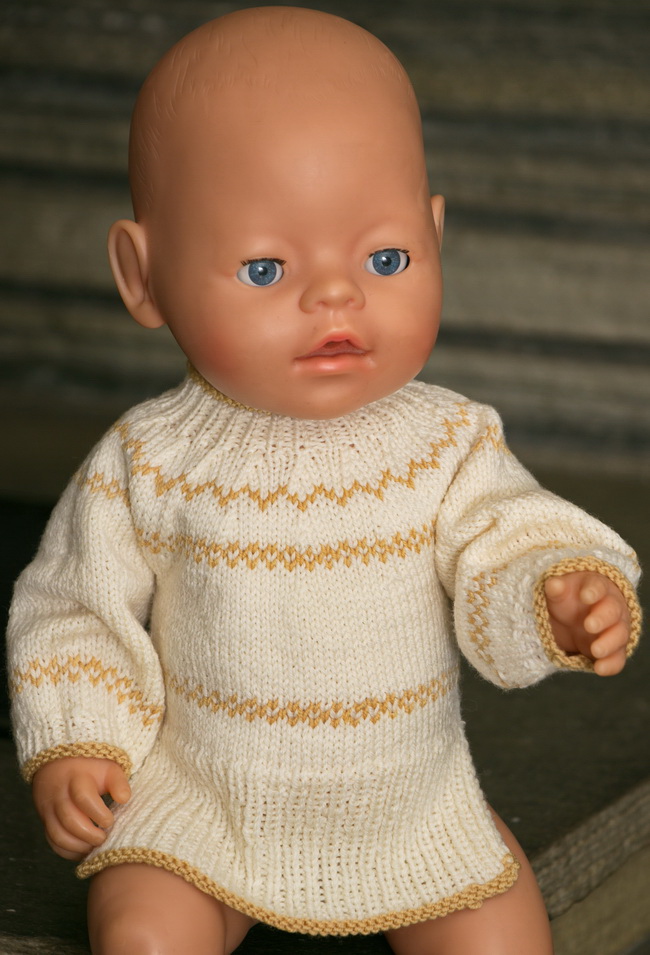 Knitting Patterns For Doll Sweaters