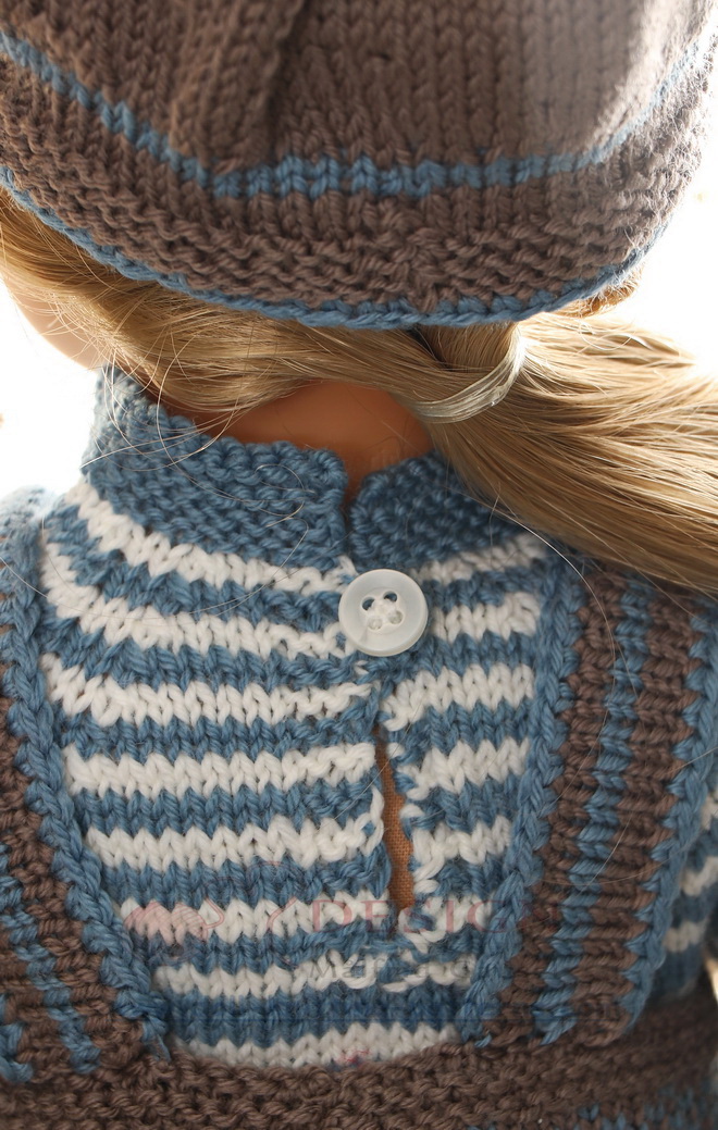 Dolls clothes knitting pattern