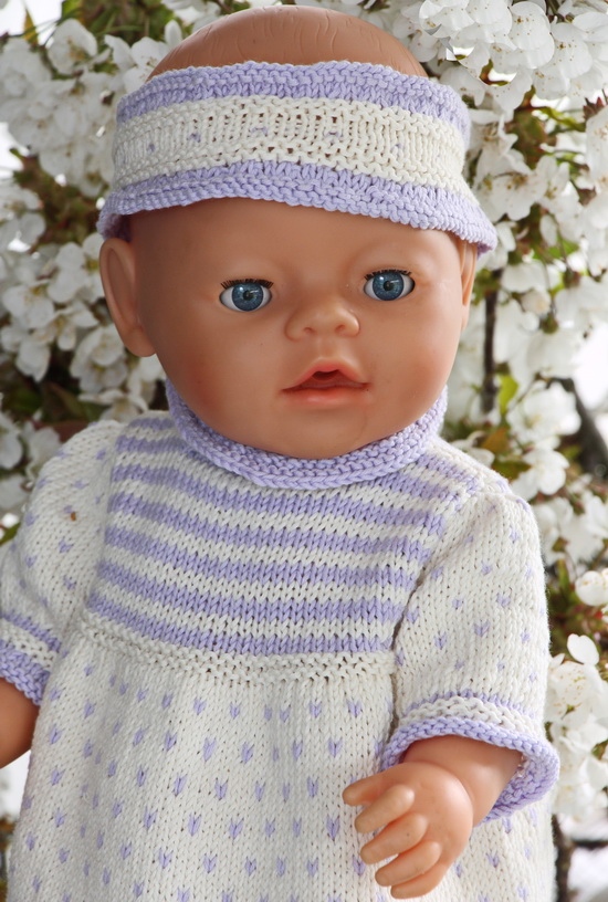 Photos summer dresses: Baby summer dress knitting pattern