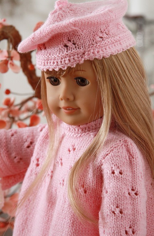 A little doll clothes materspiece in pink