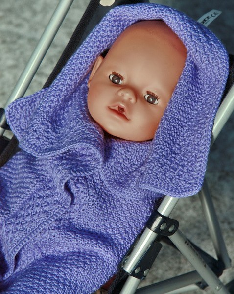 Doll blanket knitting pattern