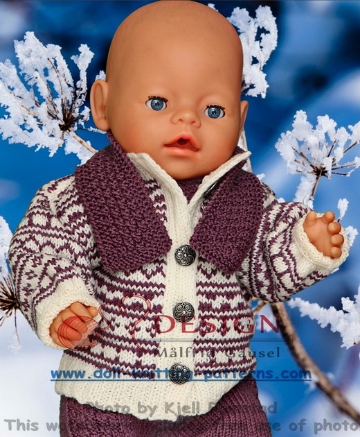 knit doll sweater pattern