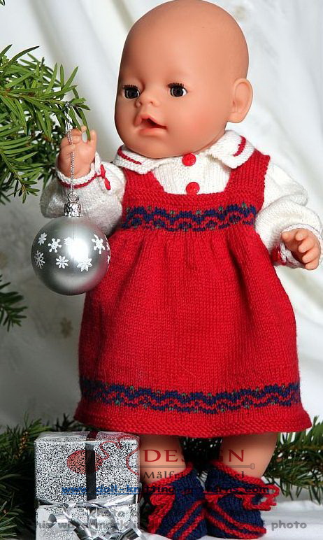 knitting pattern dolls clothes