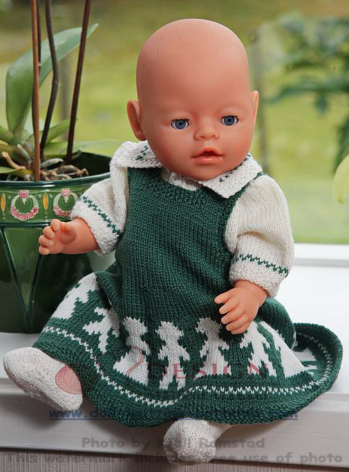 knitting patterns for baby born dolls