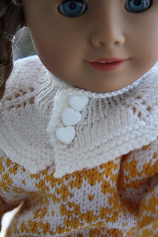 Poncho for the American Girl Doll -- a machine knit pattern