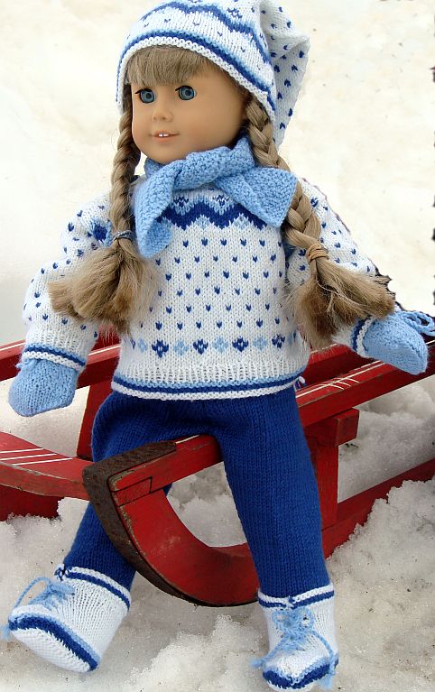 American Girl doll clothes patterns to knit
