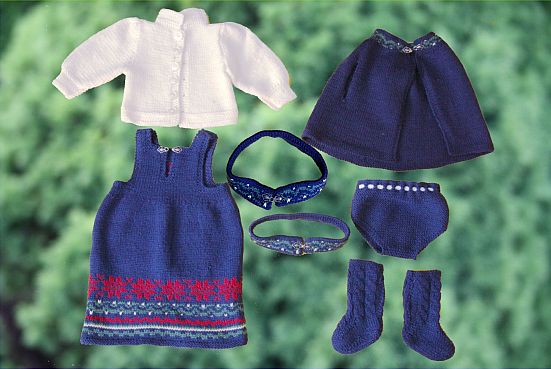 Knitting patterns for American Girl Doll 18 by StylinDollKnitz
