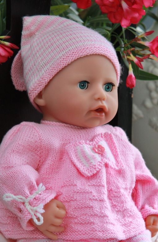 Love My Doll Sweater Knitting Pattern | Red Heart