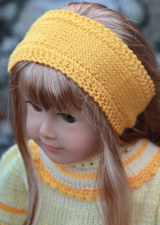 Another new design from Maalfrid - an awesome yellow dress with ruffles for your doll