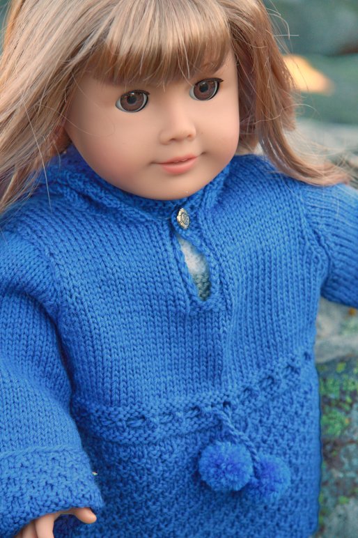 Puppenstrickmuster 0049D KATHY - Jacke, Bluse, Mütze, Schuhe und Hose