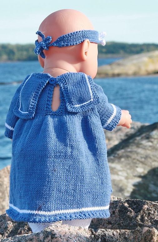 Knitting patterns for dolls clothes - Design 0063D NIRI & VILJA