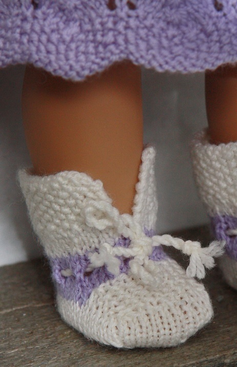 Modell 0065D Carla - knitting patterns for dolls