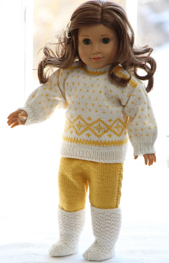 Knitting patterns 
for dolls dresses