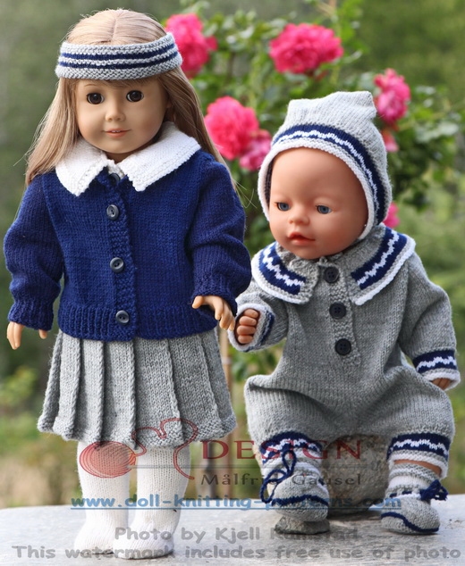 Knitting pattern for 18 inch doll cheap