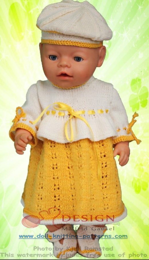 dukkeklær til babyborn oppskrifter