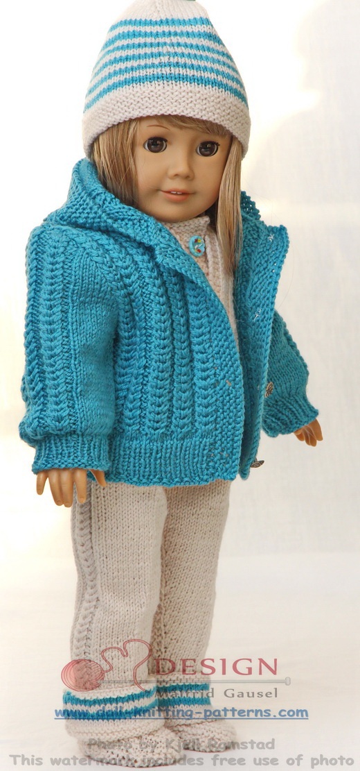 18 inch doll knitting clothes patterns