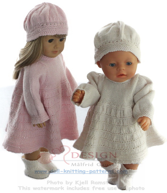 knitting patterns for american doll clothes