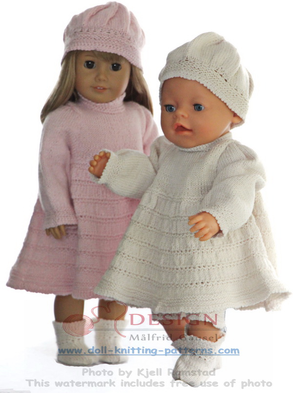 Modèles tricot pour poupée