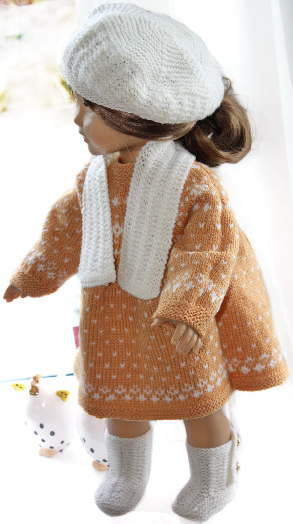 Modèle tricot poupée