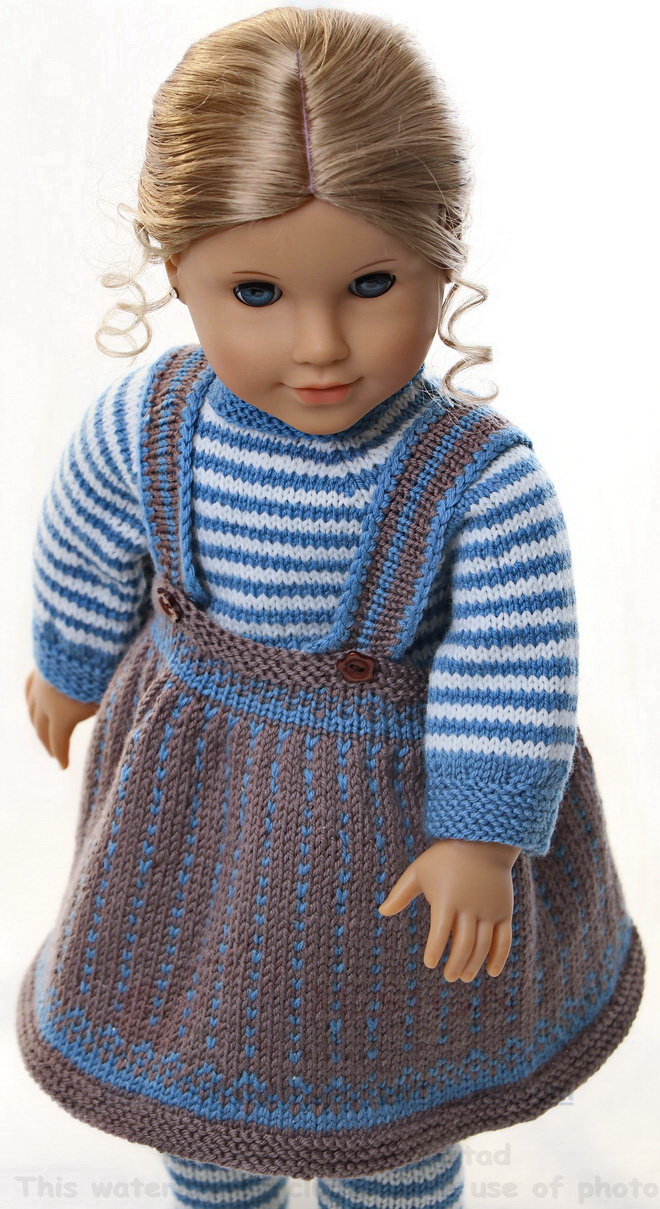 Dolls clothes knitting pattern