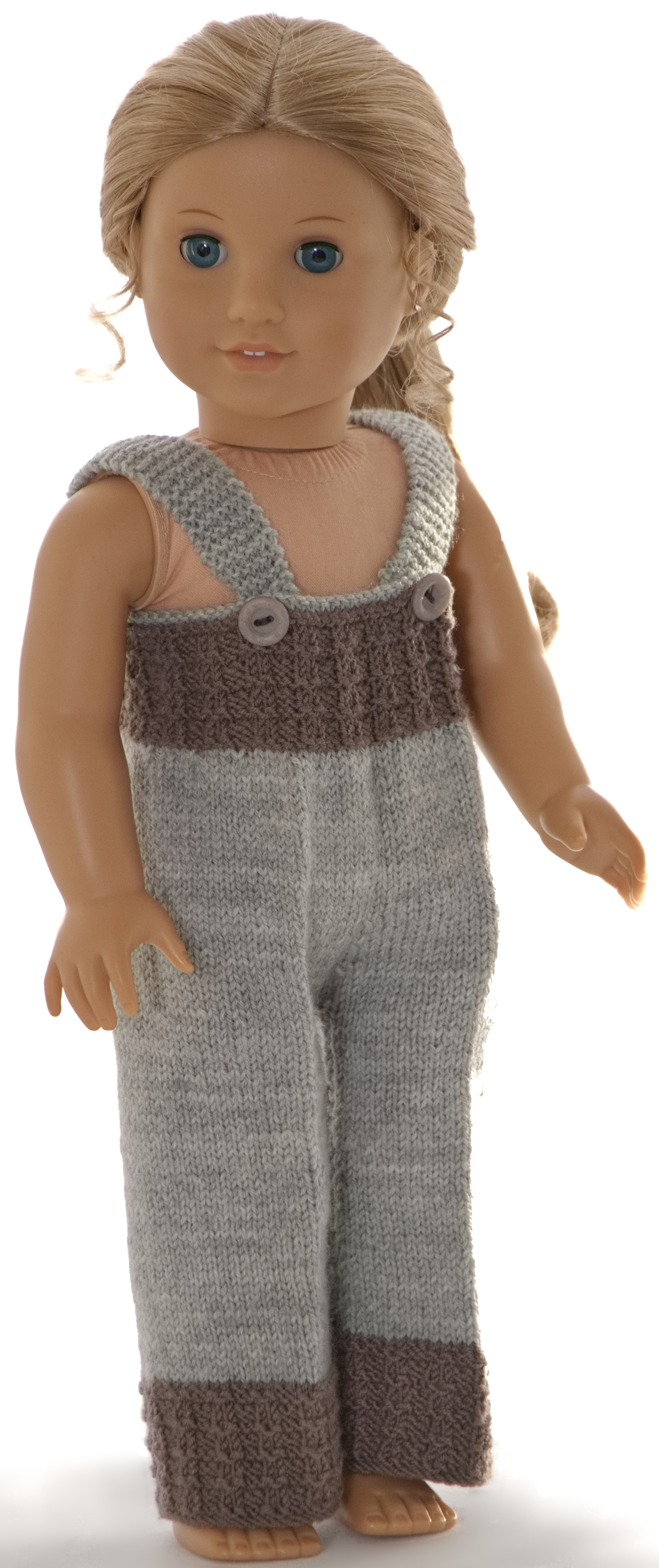Beautiful pants knitted for Felix in brown and grey.Mooie broek gebreid voor Felix in bruin en grijs. De broek heeft een patroon gebreid in bruin rond de rand van het been en de taille.