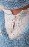 Lovely doll knitting pattern to your Baby born