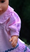 Model 0044 MALINE - American Girl doll knitting pattern.