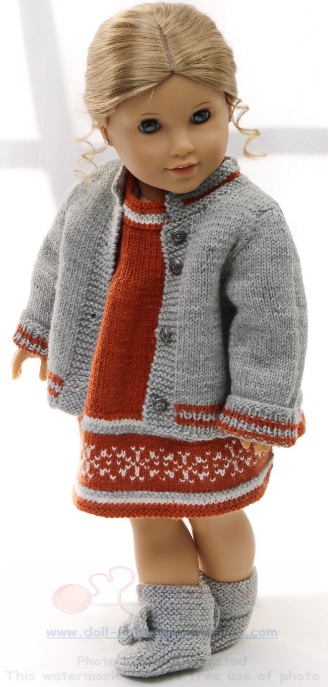 Modele tricot poupée