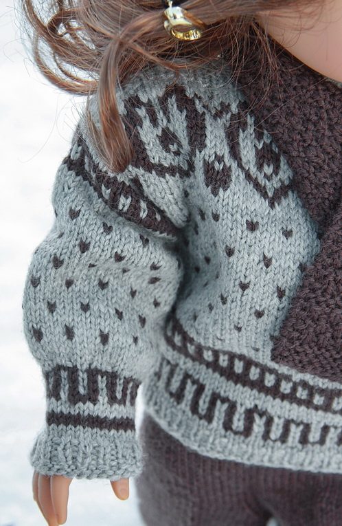 Model 0051 LOUISE - deilige dukkeklær i bomull.