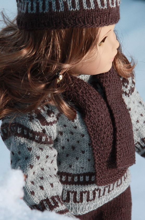 Model 0051 LOUISE - deilige dukkeklær i bomull.