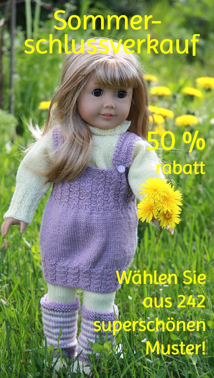2023 sommer schlussverkauf Strickmuster für Puppenkleidung