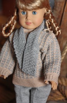 0035 design strikkemønster KIRSTEN