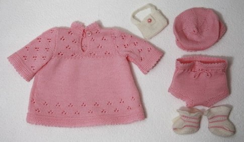 A little doll clothes materspiece in pink