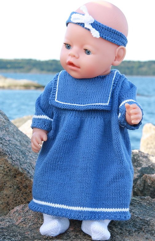 Knitting patterns for dolls clothes - Design 0063D NIRI & VILJA