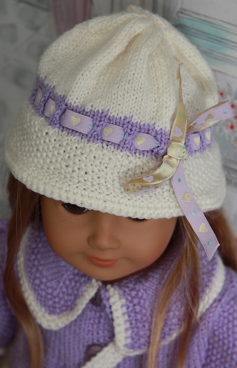 Modell 0065D Carla - knitting patterns for dolls