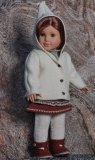 Lovely doll knitting pattern to your Baby born