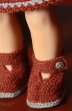 Lovely doll knitting pattern to your Baby born