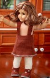 Lovely doll knitting pattern to your Baby born