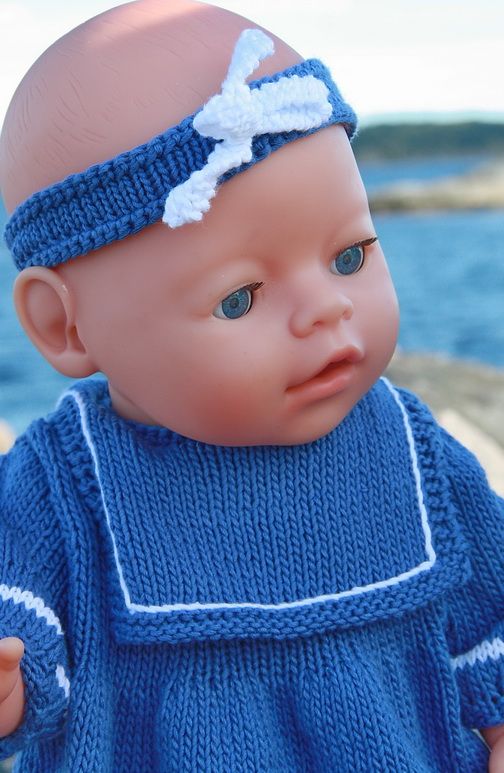 Knitting patterns for dolls clothes - Design 0063D NIRI & VILJA