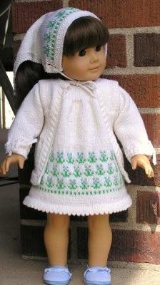 American Girl Samantha Wearing 0027 Kirsten - <br>Forget-Me-Not Summer Dress